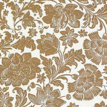 Golden Dianthus Flower Print Italian Paper ~ Tassotti